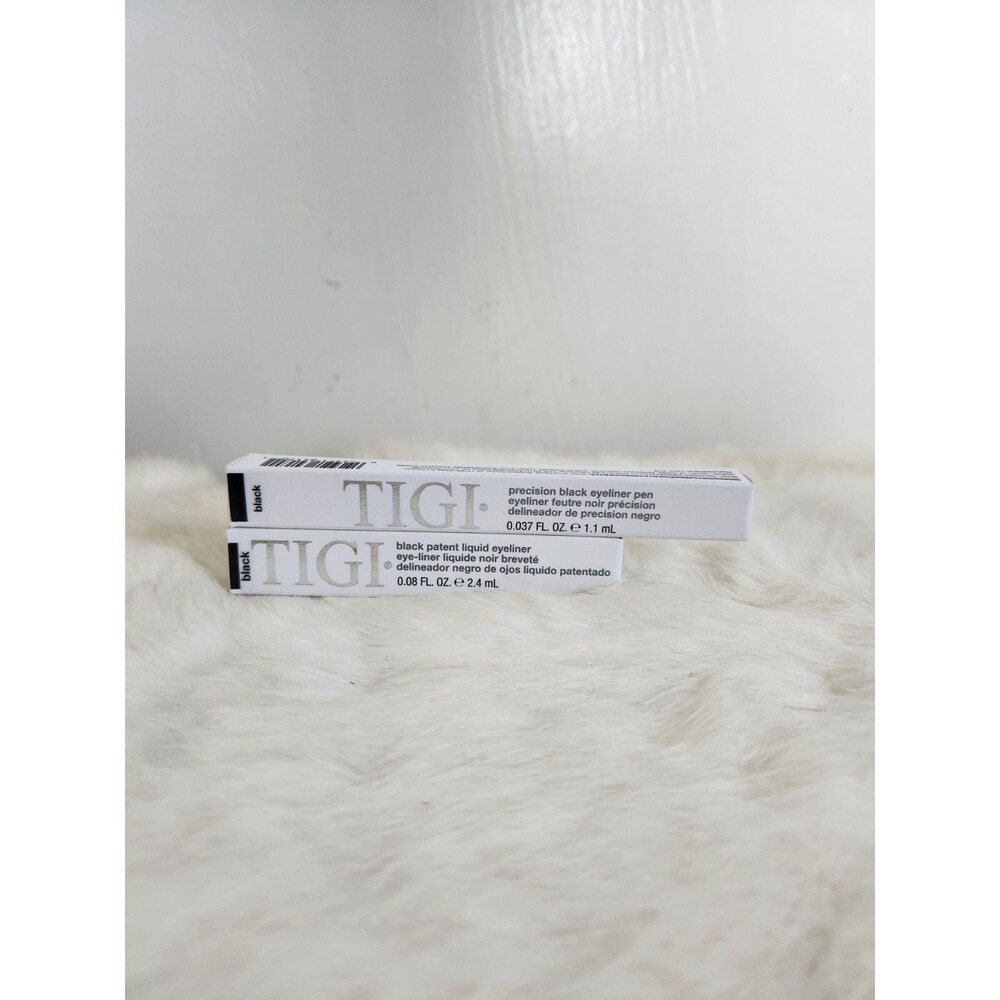NIB TIGI Black Eyeliner Set Lot of 2 Precision Pen Liquid Eyeliner Makeup